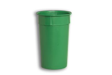 Green Solid Plastic Nesting Round Bin 