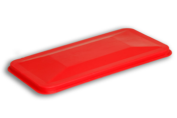 Red Plastic Drop-on Lid 