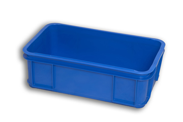 Blue Solid Plastic Stacking Tray