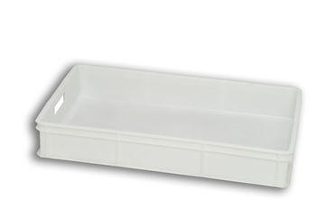 Natural Solid Plastic Stacking Tray