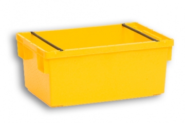 Yellow Solid Plastic Stack Nest Box