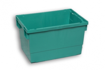 Green Solid Plastic Stack Nest Box 