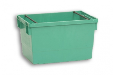 Green Solid Plastic Stack Nest Box