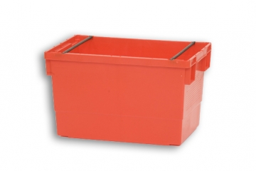 Red Solid Plastic Stack Nest Box