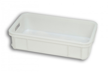 Natural Solid Plastic Stacking Tray