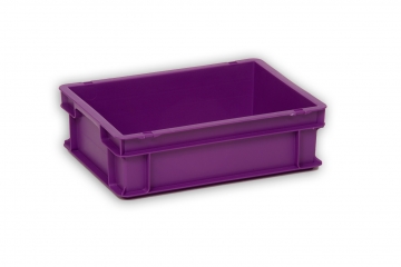 Purple Plastic Solid Stacking Box 