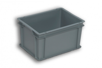 Grey Solid Plastic Stacking Box 