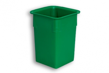 Green Solid Plastic Rectangular Nesting Bin 