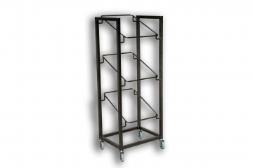 Metal Steel Mobile Trolley for Plastic Bins