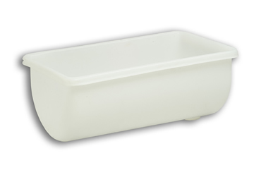 Natural Solid Plastic Trough Tank  