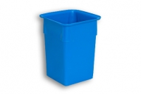 Blue Solid Plastic Rectangular Nesting Bin 
