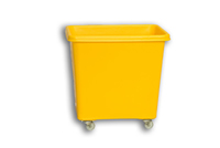 Yellow Solid Plastic Rectangular Nesting Truck