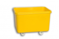 Yellow Solid Plastic Rectangular Nesting Truck