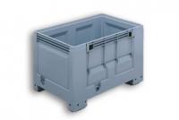 Grey Solid Plastic Stacking Euro Pallet Tank Box